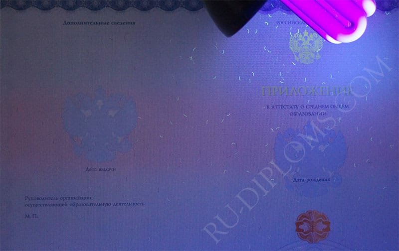 Аттестат о среднем образовании 2014-2024 НОВОГО ОБРАЗЦА 